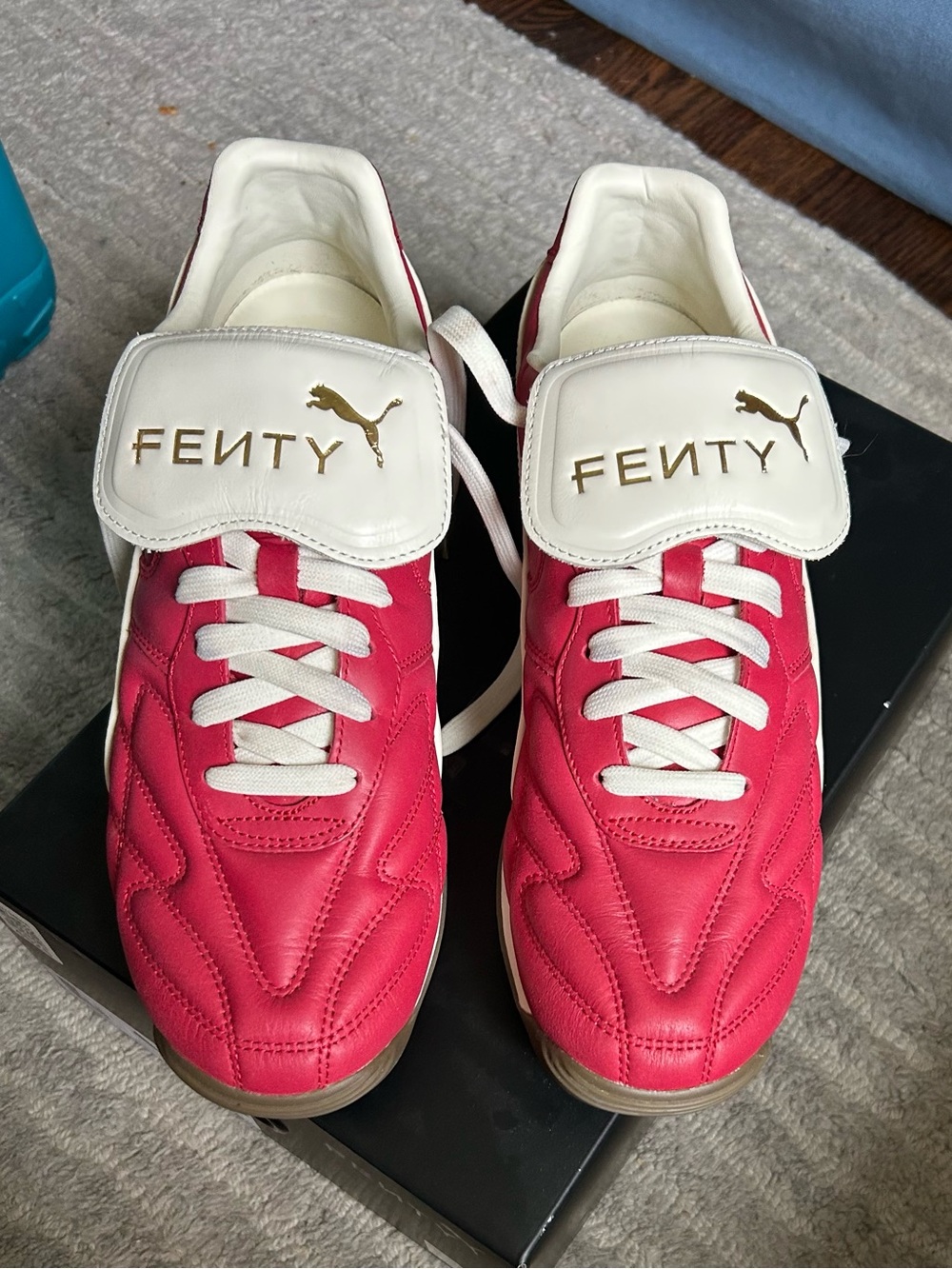 FENTY by Puma Men's Pink Leather Sneakers